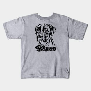 Funny German Boxer Dog Kids T-Shirt